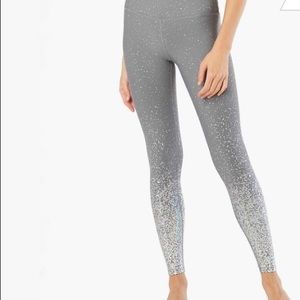 Beyond Yoga High Waisted Silver Ombré Leggings